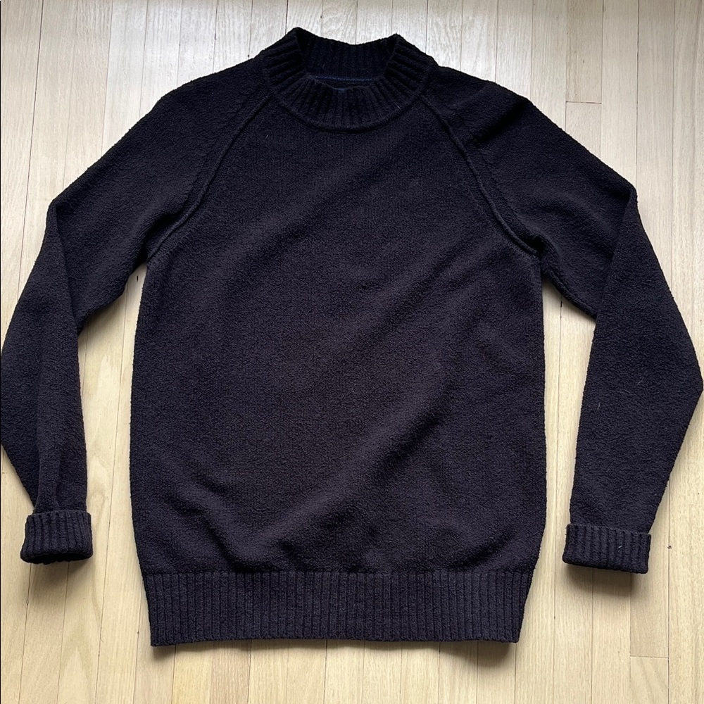Jack & Jones Teddy Bear Style Black Crewneck Sweater